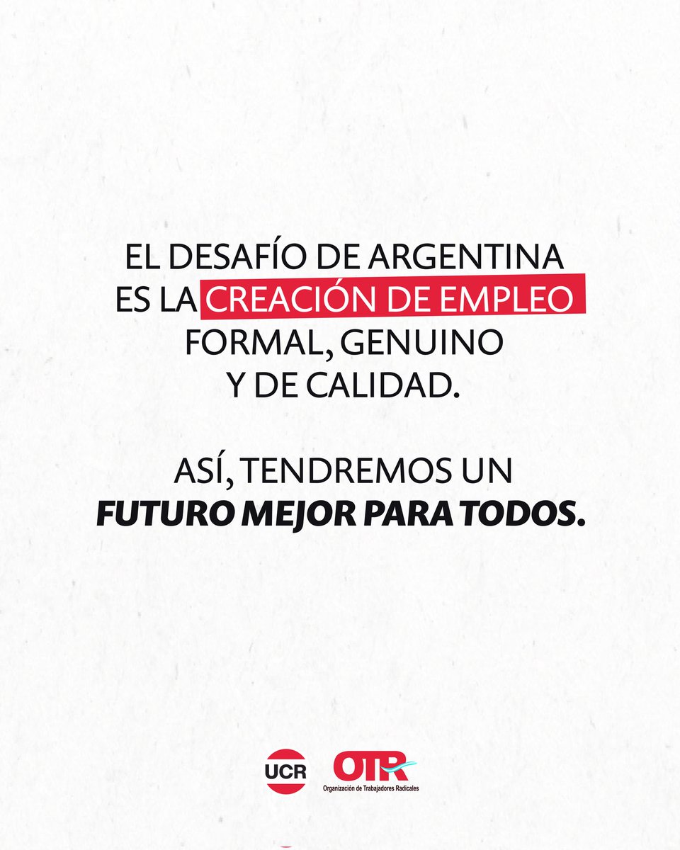 1 DE MAYO: DÍA INTERNACIONAL DE LOS TRABAJADORES 🔨

Saludamos a todos los trabajadores y trabajadoras en su día y compartimos algunos datos que Argentina necesita revertir para lograr empleo genuino, formal y de calidad.