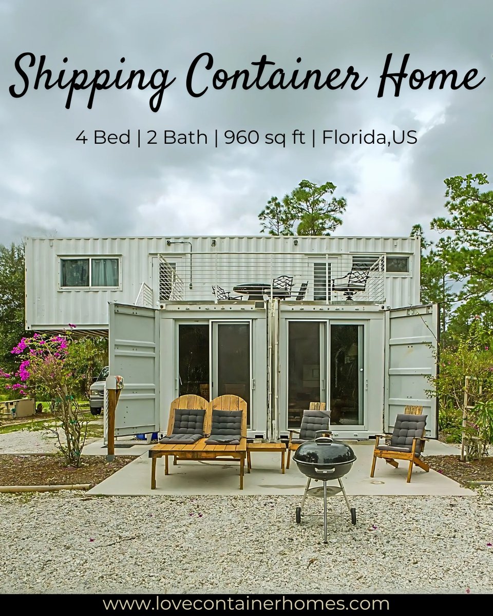 LCH_studios's tweet image. Would you live in a house built out of shipping containers? Rate this one on a scale of 0-10.  Visit us at lovecontainerhomes.com for container house plans and designs.
#architecture #shippingcontainer #containerhome #containerhouse #house #prefab