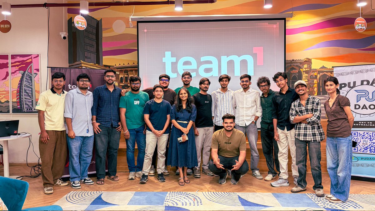 Team1IND's tweet photo. Team1 meetups are bringing founders, builders, and local communities closer than ever.

150+ meetups. Thousands of founders and entrepreneurs reached.

Keep an eye on our Luma calendar and join us for the next meetups. https://t.co/3XguYmlzWk