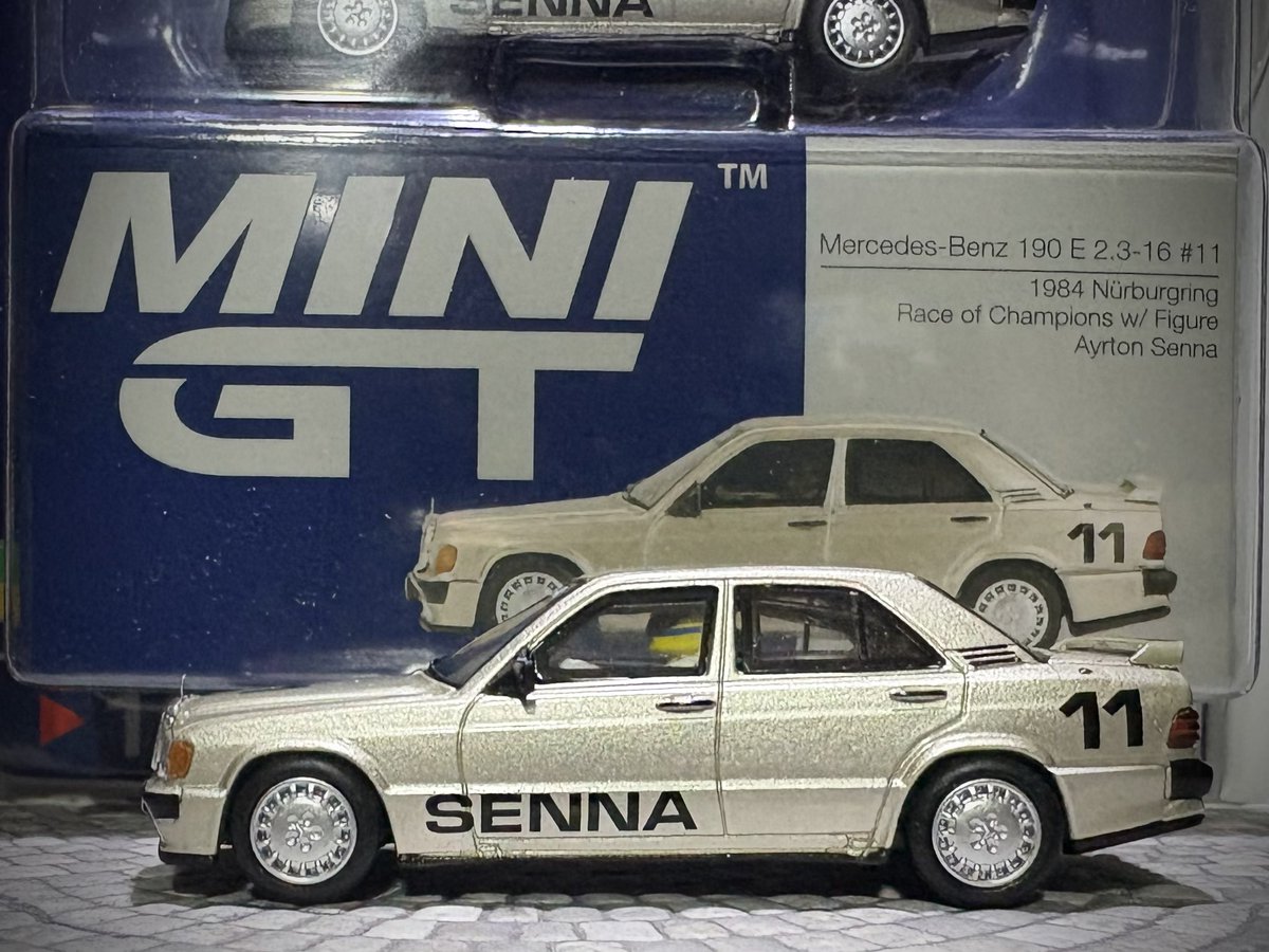 no16_industry's tweet image. MINI GT 
Mercedes-Benz 190E 2.3-16
W /  Ayrton Senna
#minigt #ayrtonsenna #アイルトンセナ