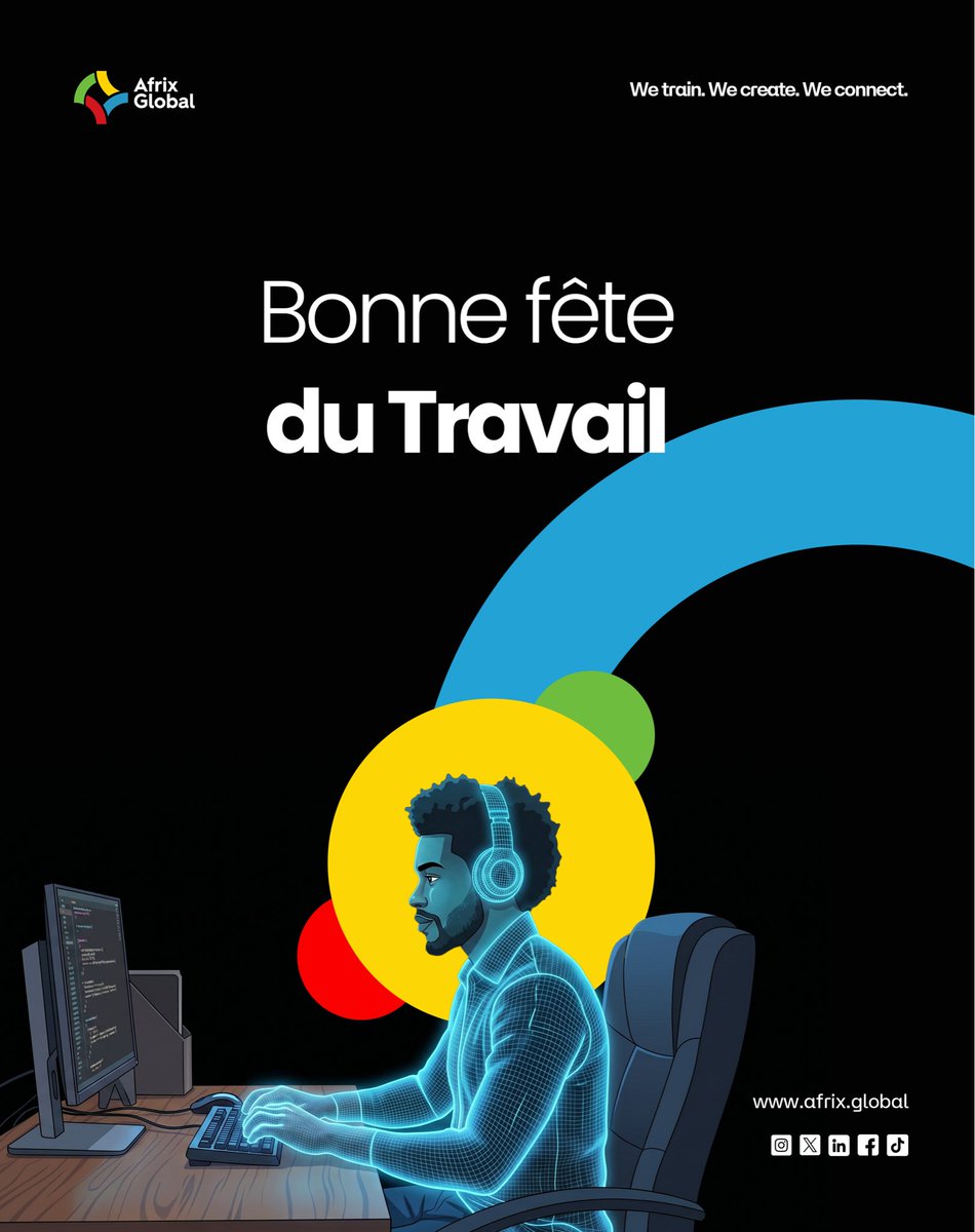 Afrix_Global's tweet photo. En cette Fête du Travail, rendons hommage à toutes celles et ceux qui contribuent chaque jour par leur engagement et leur détermination.

Bonne fête du travail à tous, avec respect et reconnaissance pour chaque effort accompli.

#FeteDuTravail #1erMai #afrixglobal #Travail https://t.co/0TrsYsUl3L
