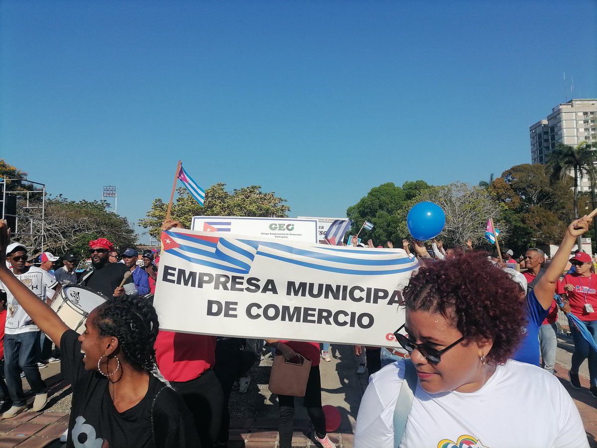 #1Mayo con el protagonismo de sus trabajadores
#ComercioCuba en #Camagüey
#LaPatriaSeDefiende