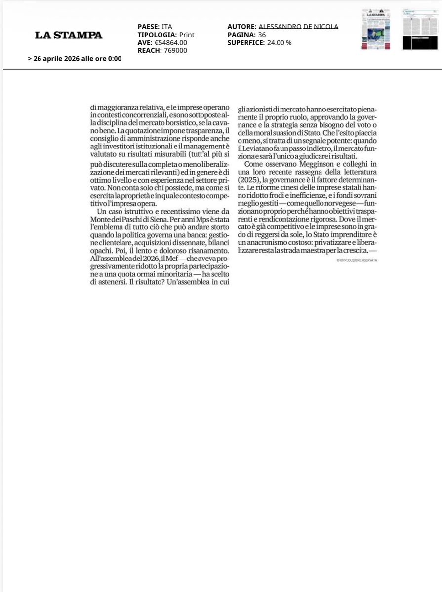 Alessandro De Nicola tweet media