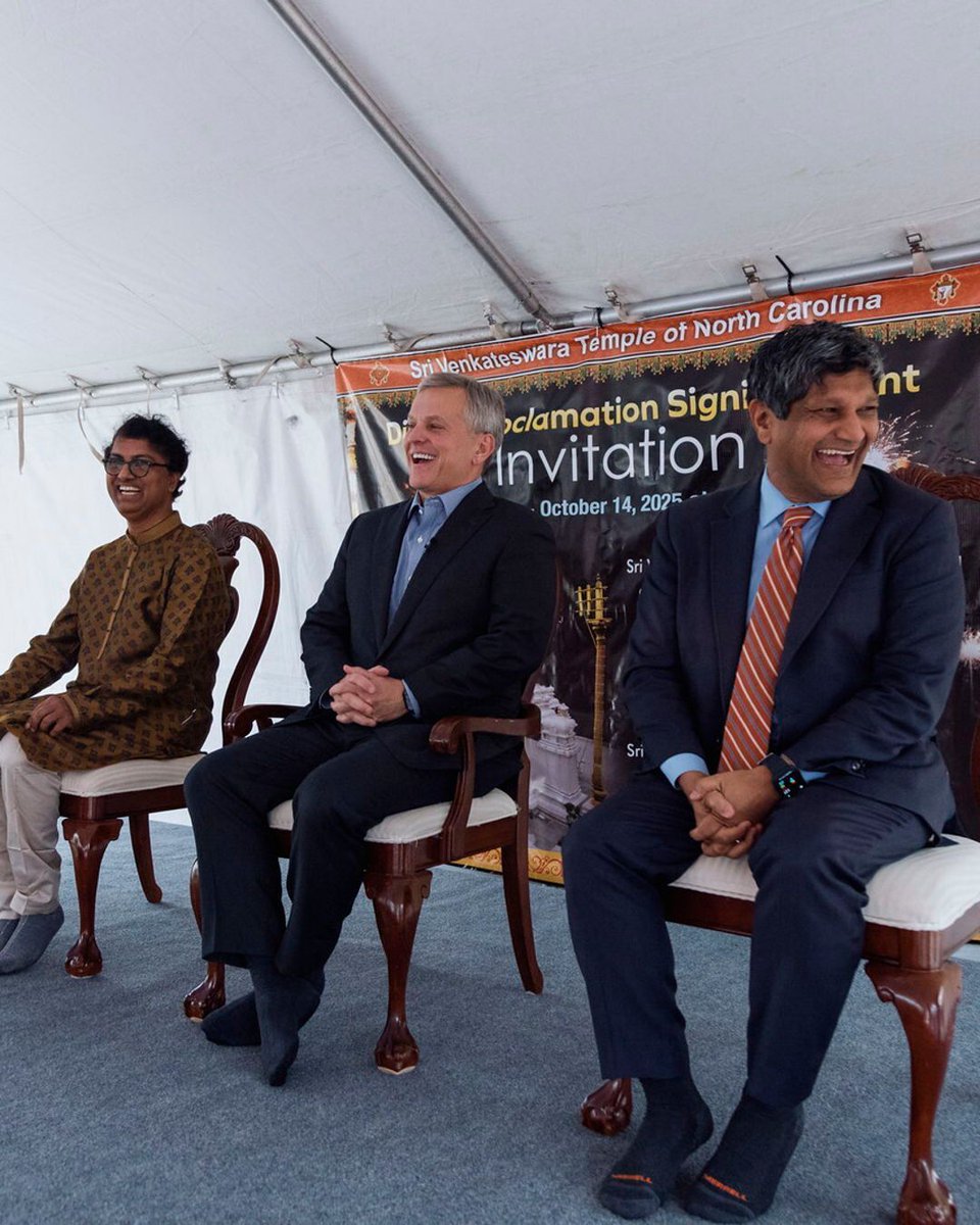jay_chaudhuri's tweet photo. May 1st marks the start of AAPI Heritage Month — and it's personal for me.

My parents are part of the generation that brought their families, their talents, and their dreams to North Carolina. Like so many Asian Americans and Pacific Islanders, they helped build this state into what it is today.

This month, I celebrate them and every member of our AAPI community whose contributions make North Carolina's future brighter. 

#ncpol #AAPI #AAPIHeritageMonth #northcarolina