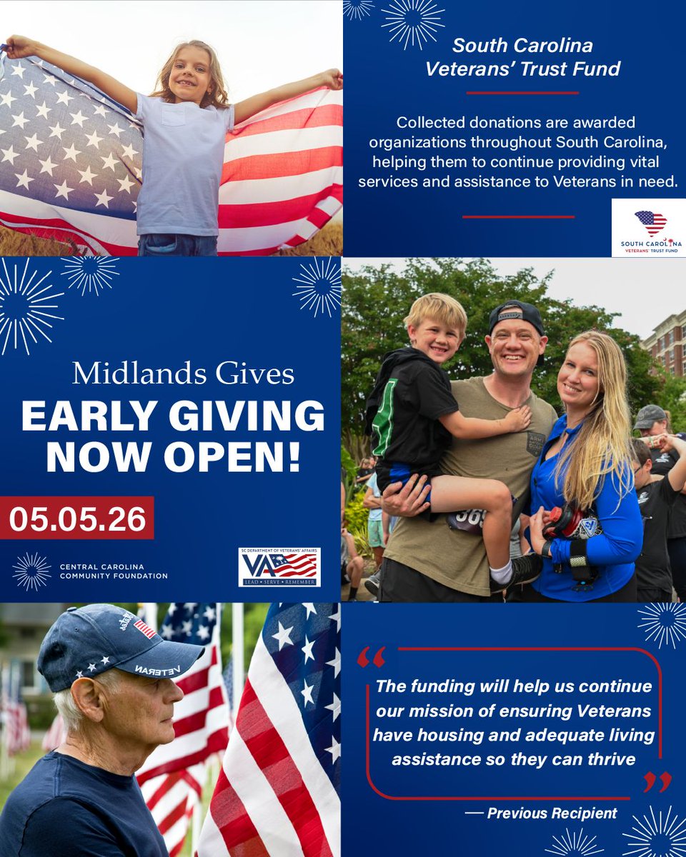 South Carolina Department of Veterans' Affairs tweet media