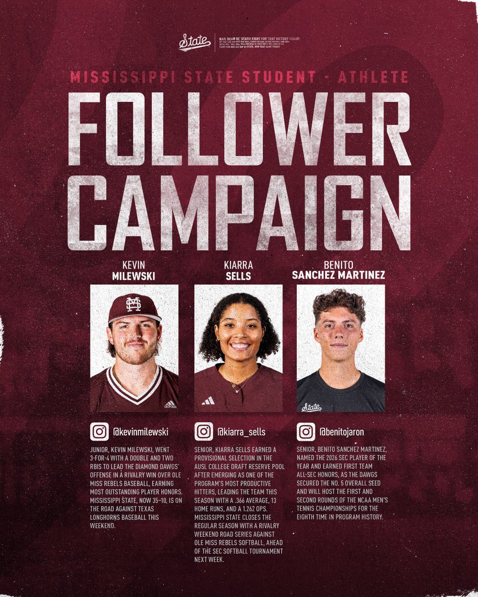 Mississippi State Athletics tweet media