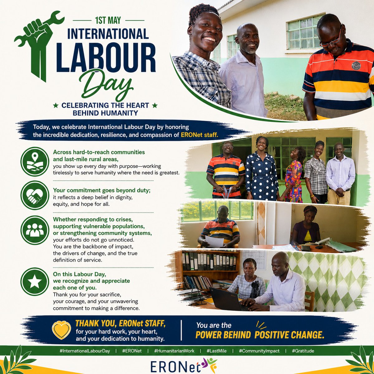 eronetug's tweet photo. Honoring hands and hearts behind #ERONet #Impact this #InternationalLabourDay https://t.co/19LH5h33wV
