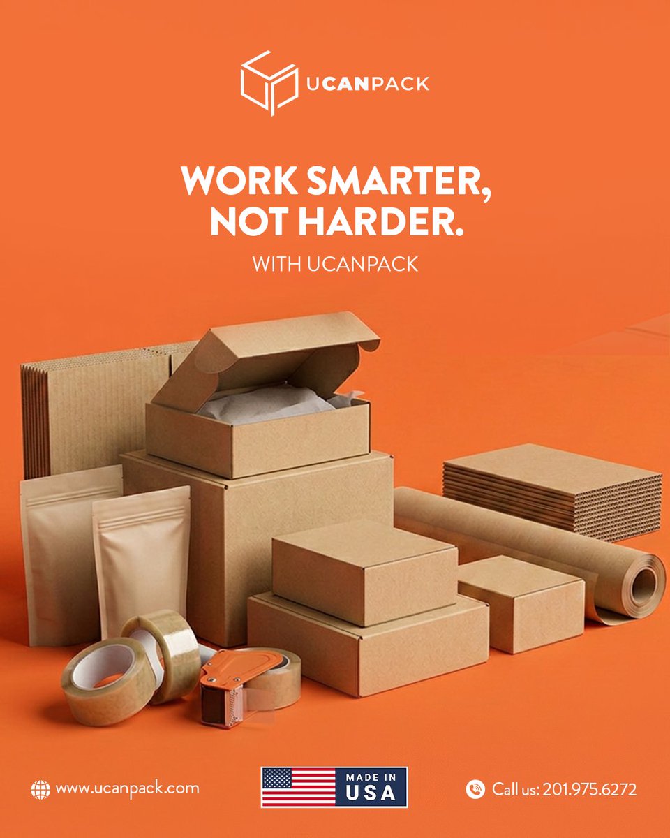 ucanpack_usa's tweet image. Packing speed has limits—and your box might be one.

Extra folds, more tape, small tweaks… it all adds up.

If things feel slower, it’s time to rethink your packaging.

Contact Ucanpack.
#packagingefficiency #warehouseoperations #packingprocess #shippingboxes #ecommercepackaging