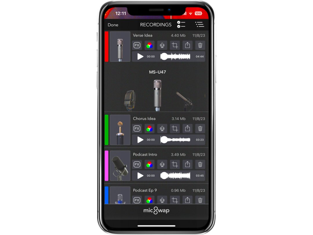 micswap's tweet image. Just a few of the cool screens from MicSwap &amp;amp; MicSwap MultiTrack

#microphone #recording #app