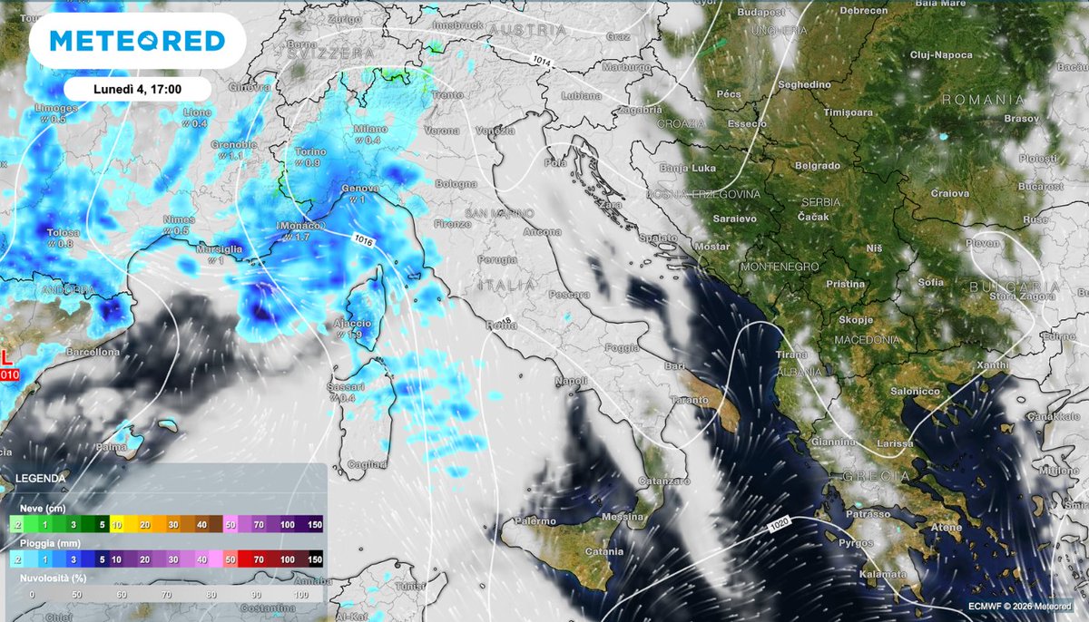 meteoredit's tweet image. Da lunedì tornano le piogge al Nord-Ovest. 🌧️

Primi segnali del cambio di #tempo: ilmeteo.net/notizie/previs…