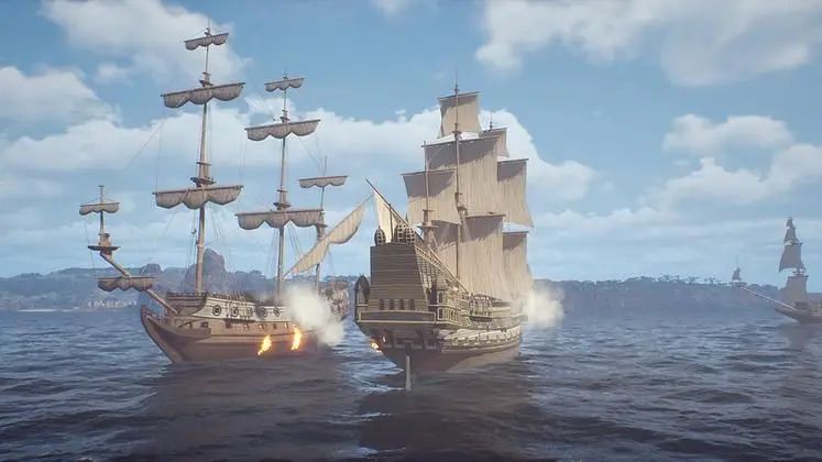 GameWatcherCom's tweet photo. A new sandbox pirate RPG just got revealed, and it’s aiming for a much deeper simulation than most pirate games. 

Open-world Caribbean
Naval combat + boarding
Trading &amp; economy systems

Could be one to watch:
https://t.co/VjaNZpiVHc https://t.co/nDhVWKndkS