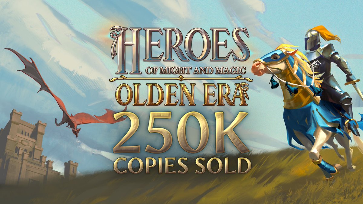 Heroes of Might and Magic: Olden Era has sold 250k copies in less than 24 hours on PC: rpgsite.net/news/20288-her…