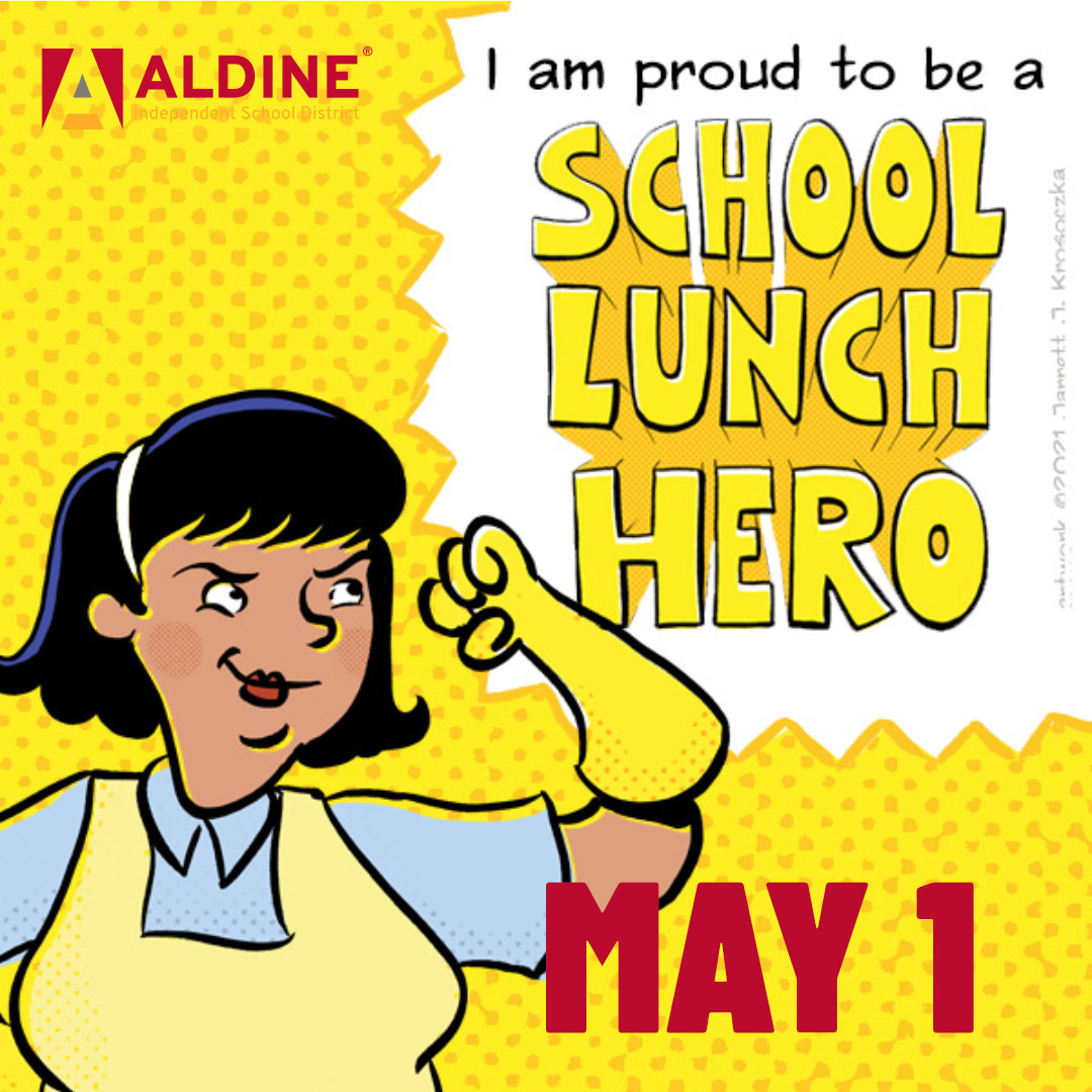 AldineISD's tweet photo. Behind every great school day is a hero you don’t always see. 🍎

Today, we celebrate our Aldine ISD School Lunch Heroes — showing up early, serving with care, and making sure every student is fueled and ready to learn.

No capes needed. Just an apron and their hearts. #SchoolLunchHeroDay