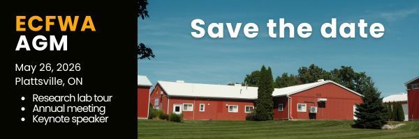 ecfwa's tweet photo. 📅 Save the Date!

ECFWA AGM
🗓️ May 26, 2026
📍 Plattsville, ON

Includes a Syngenta research farm lab tour + presentation on ag misinformation.

Registration details coming soon! https://t.co/MDPA68eovv