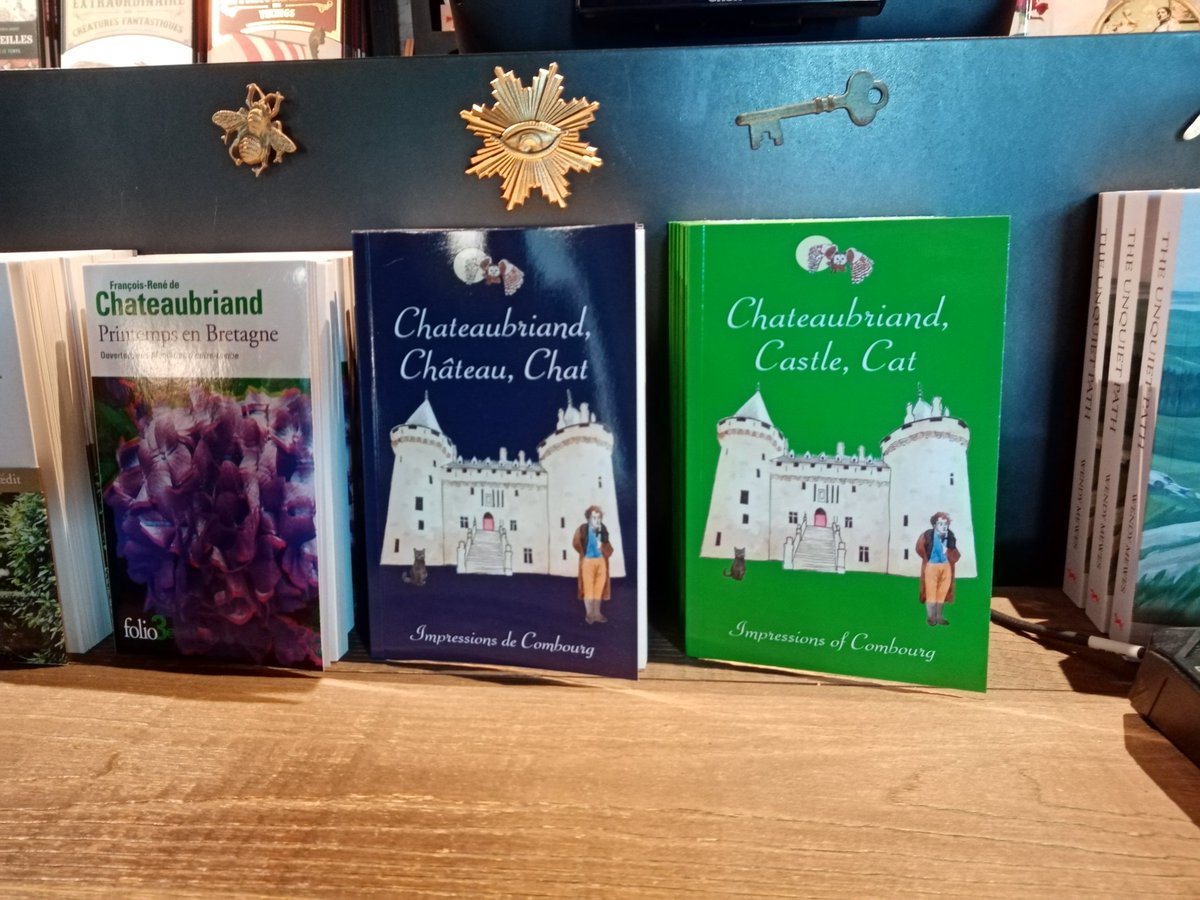 brittanyexpert's tweet photo. My new book about Combourg on sale today at the chateau in English original and French translation #Brittany #Bretagne #Ille-et-Vilaine https://t.co/a9WA7MJ7EL