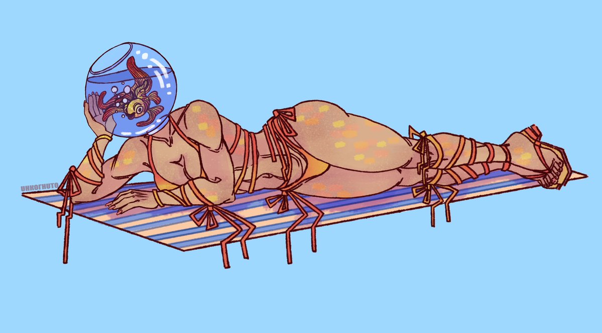 UHKOGHUTO6's tweet image. And here comes MerMay - so excited for it, kicking off the month with a reverse mermaid ✨

#mermay #mermaid #illustration