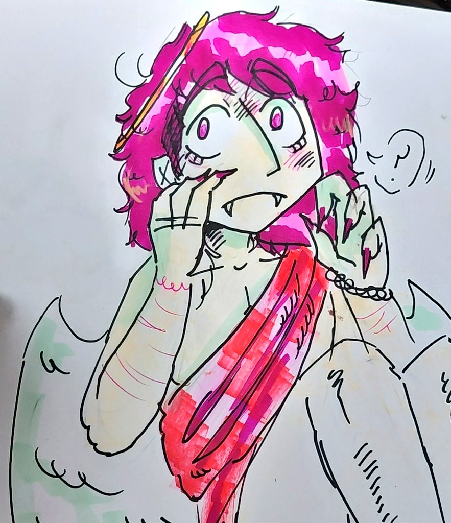 camilostarlight's tweet photo. Disfrute dibujar tu oc 0mg

 (me tome licencias creativas espero que no sea problema eso 💔) https://t.co/UnvrOnSGmz