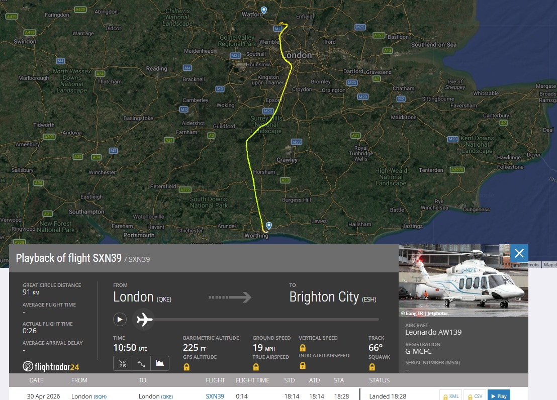 reformexposed's tweet image. Seems @Nigel_Farage is addicted to private jet travel.

He's taken over 60 private jet flights in the UK alone this year. This doesn't include international flights to the USA and Davos, and doesn't include helicopter flights.

It was recently shown that he flew to Wales by
