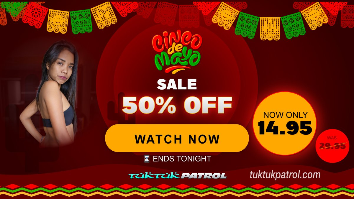 Cinco de Mayo SALE is here 🇲🇽🔥 SAVE 50% right now — no excuses! Ándale ...