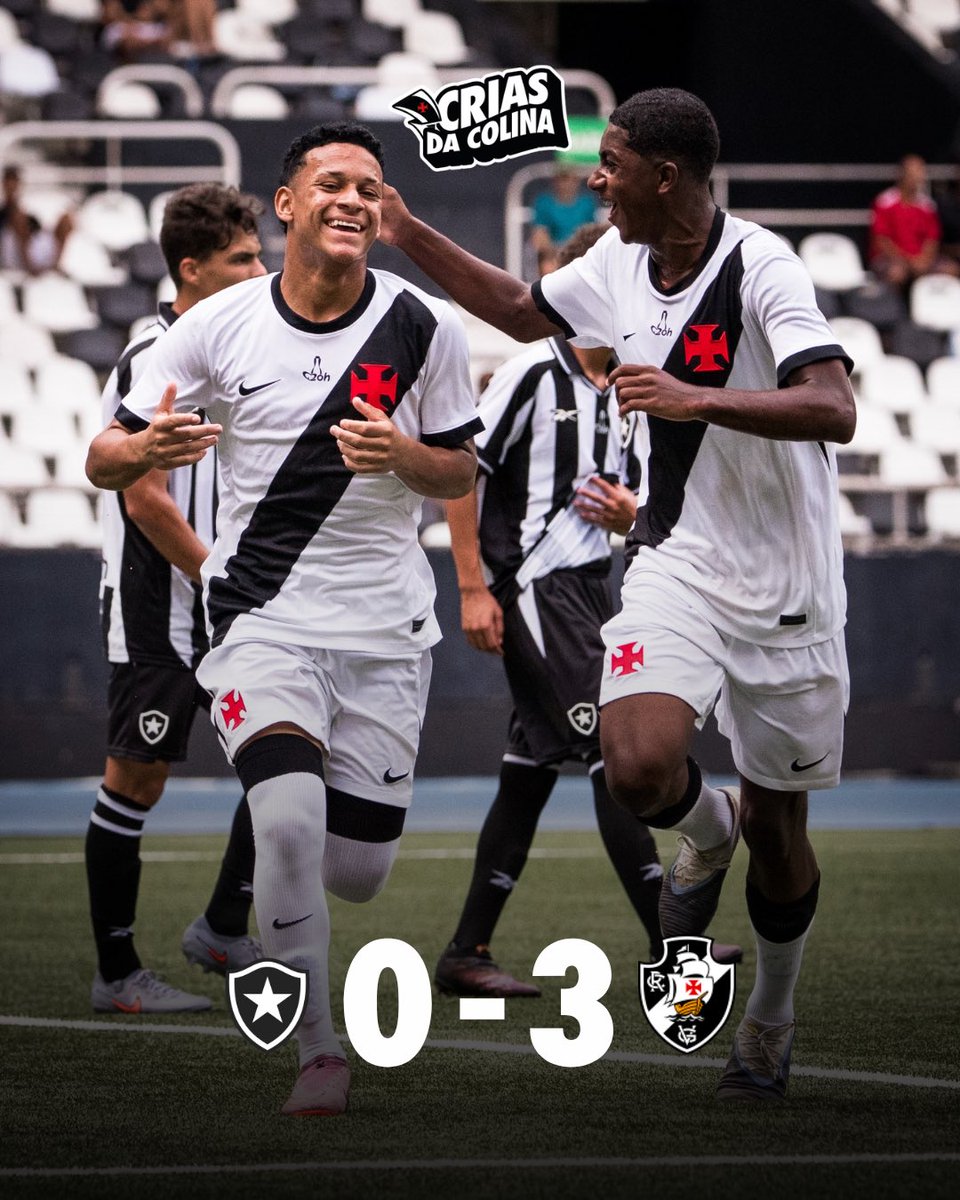 VITÓRIA DOS CRIAS DO SUB-15 NO CLÁSSICO PELA TAÇA GUANABARA! 💢

⚽️ EDUARDO
⚽️ DAVID EMMANUEL
⚽️ MICHELL

📸 Dikran Sahagian | #VascoDaGama 

#CriasDaColina 
#VascoDaGama