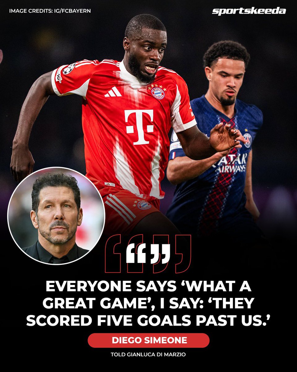 skworldfootball's tweet image. 𝗨𝗡𝗠𝗢𝗩𝗘𝗗 🙅‍♂️👔

Diego Simeone looked completely unimpressed by PSG vs Bayern Munich. 😐💁‍♂️🆑

#DiegoSimeone #PSG #BayernMunich #UCL