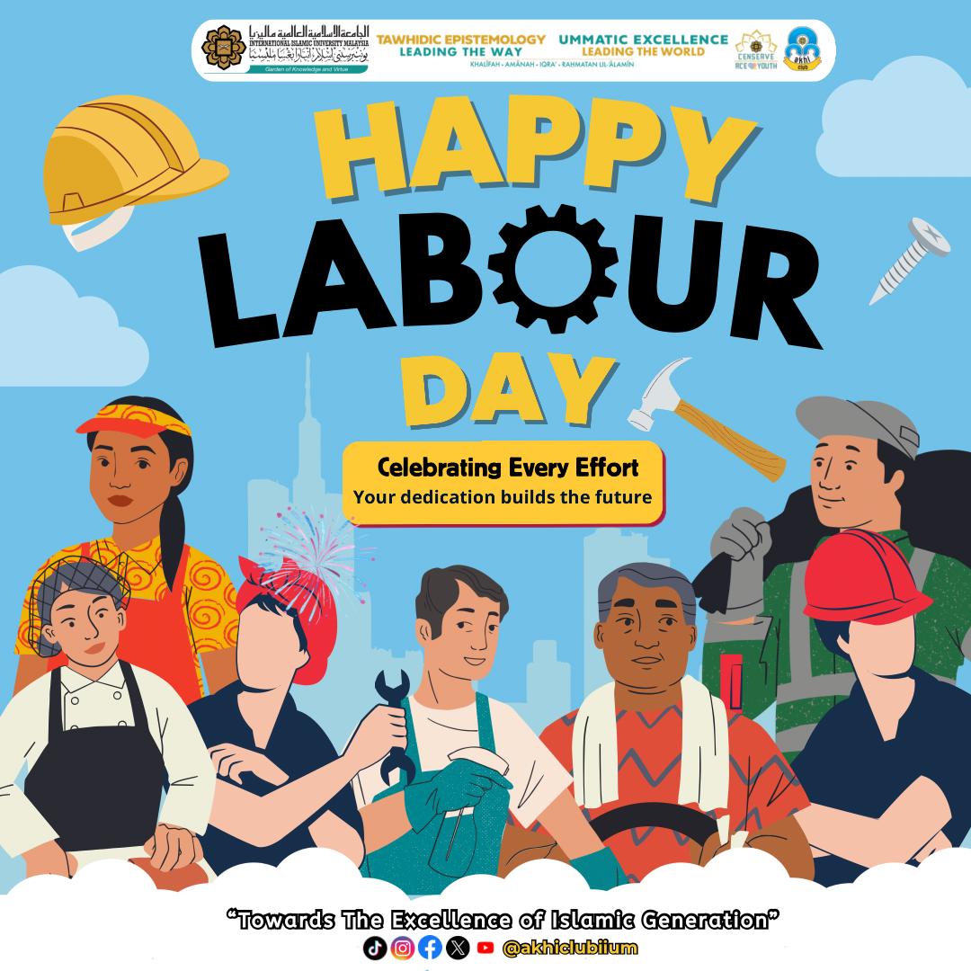 || LABOUR DAY || 💼
Today, we honour the dedication, effort, and sacrifices of every individual who works tirelessly to build a better future.

Take this moment to appreciate your own efforts, reflect on your journey, and continue striving with purpose and integrity.