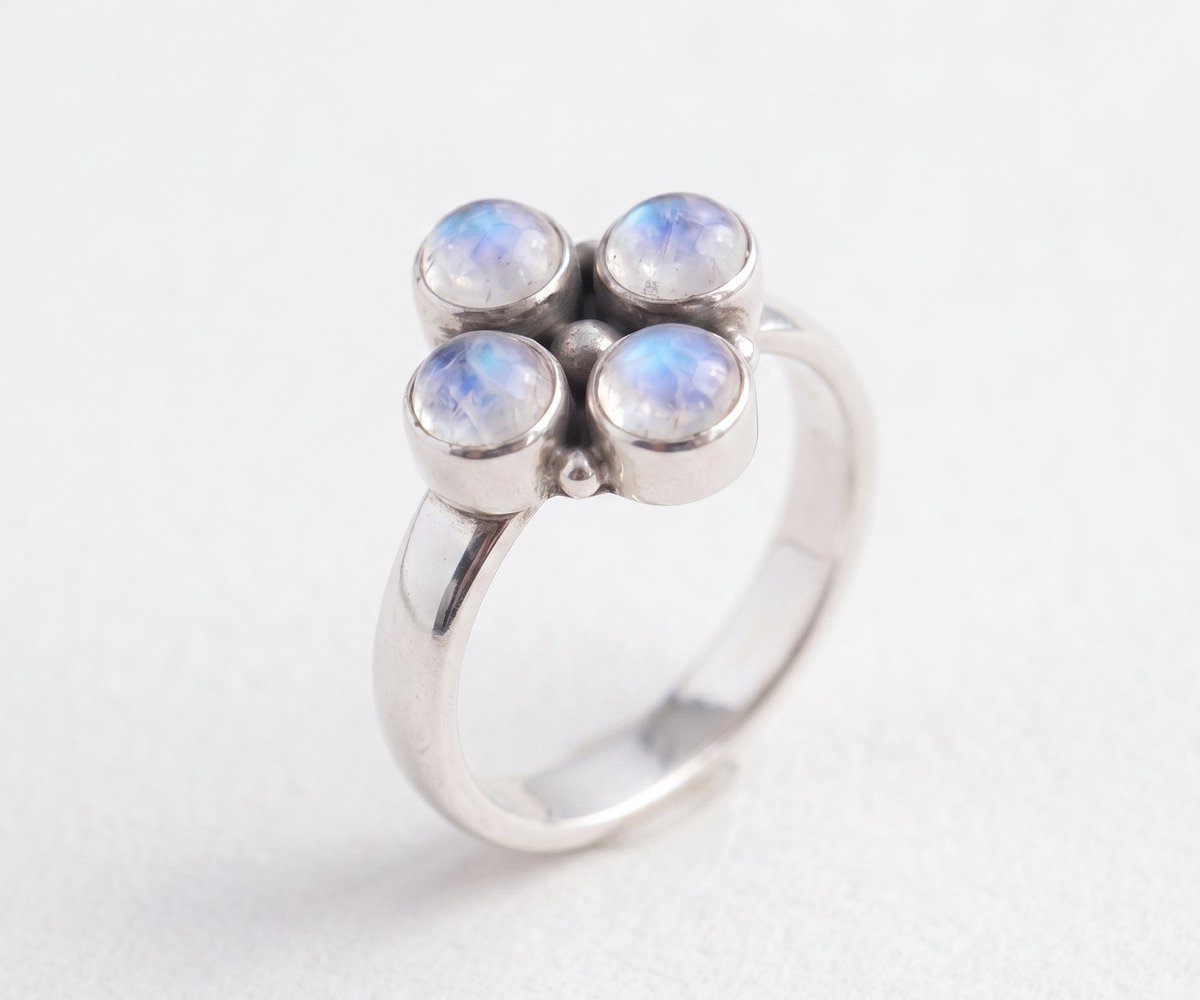 jewelleryh925's tweet image. Rainbow Moonstone Cluster Ring | Sterling Silver Blue Flash Floral Ring | June Birthstone Gift for Her

Order Now: jewelleryheaven925.etsy.com/listing/449734…

#moonstonering #rainbowmoonstone #junebirthstone #sterlingsilverring #gemstonering #minimalistjewelry #bohojewelry