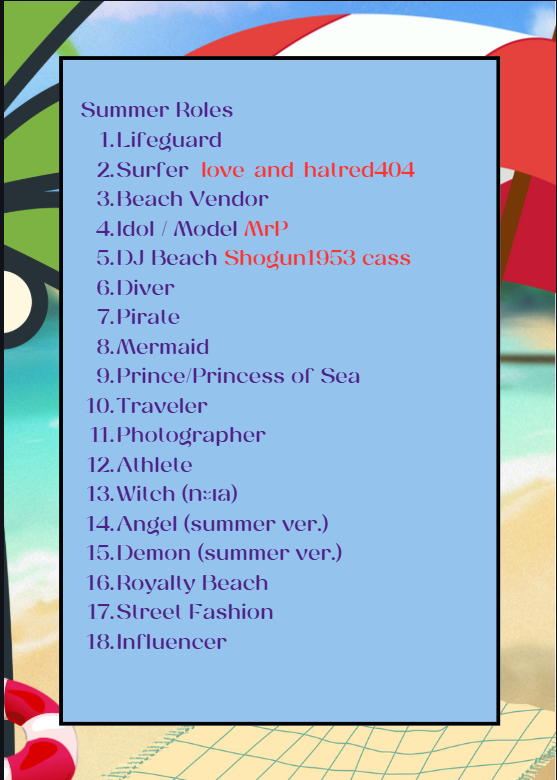 F2Faye_EC's tweet photo. YCH กิจกรรม Art Summer Roles
สิ่งที่ได้ Png Half model
Random Slot
-50k pc
-25k pc + เงิน 250 บาท
-500 บาท
Select Slot เลือก Roles ที่มีหรือขอชุดที่ไม่มีใน Slot ได้ แถมพื่นหลังและกรอบ ภาพ Photo
-600 บาท
-650 บาท Cass off ได้
pc = pork coin = แต้มทวิช
https://t.co/mwoKt7zCQz https://t.co/6DgVyx8GOs