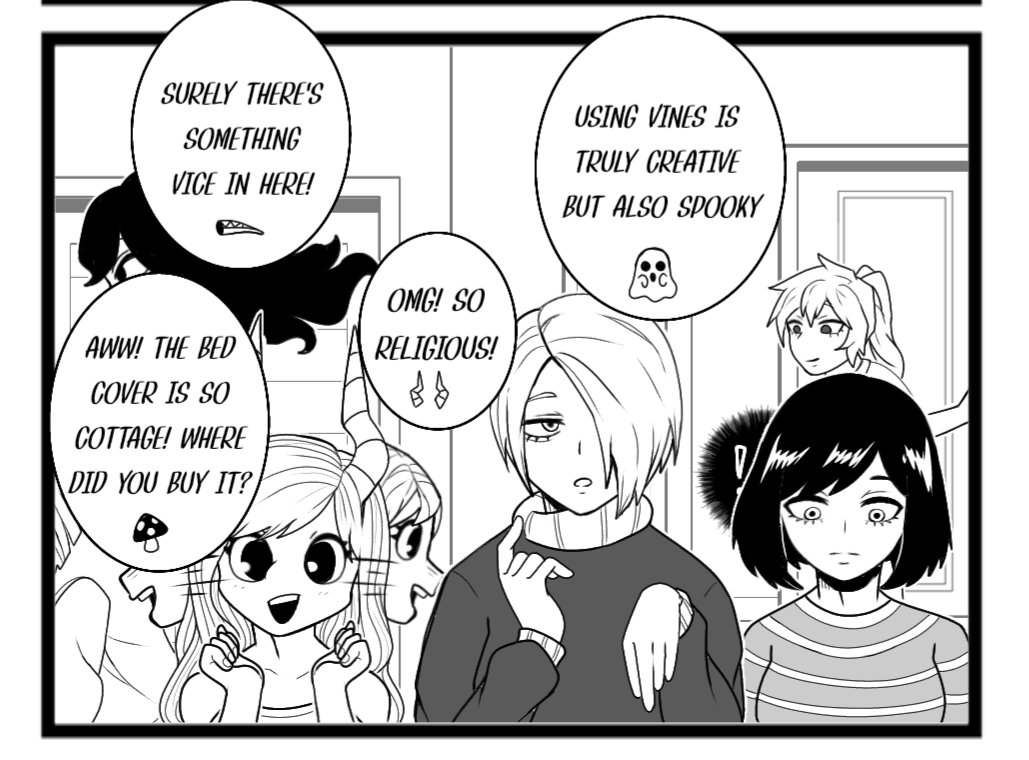 Cube_circle1's tweet photo. Mini one shot comic of class 1B girl and Shiozaki's room tour

I'm running out of things to post

#mha #mhafanart https://t.co/M7K1zOUyeQ