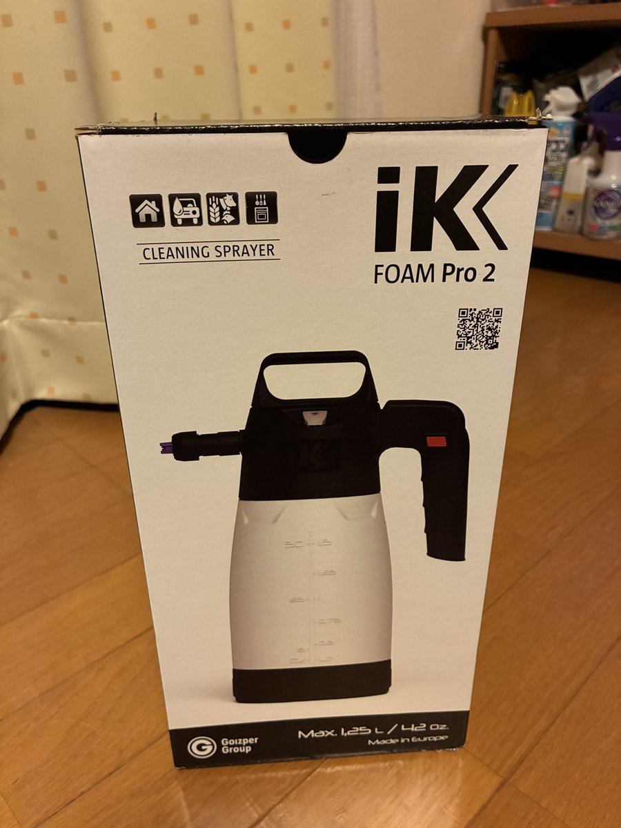 CX60148721's tweet photo. 連休中なのに届いた‼️連休中にもう一回洗車しよう😊
#ikfoampro2 https://t.co/7EcjQmjKMc