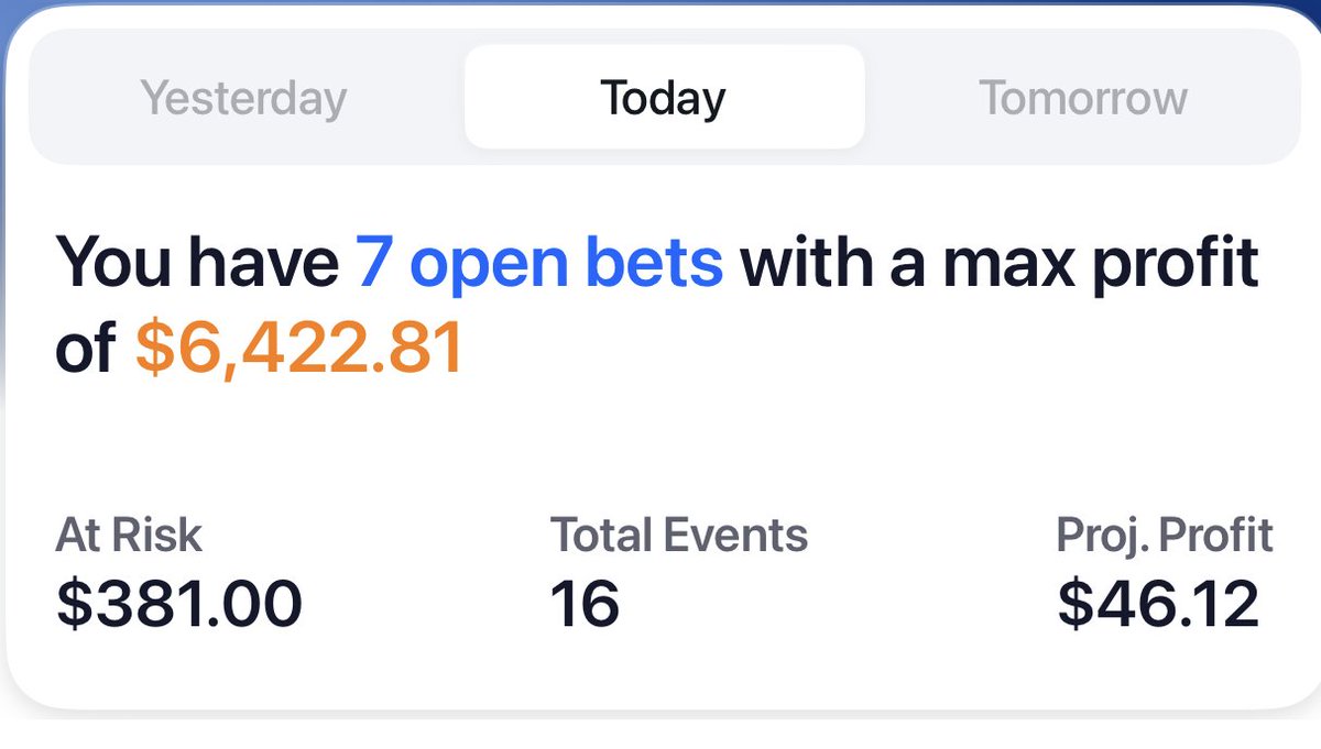 Nate's Algo Picks tweet media