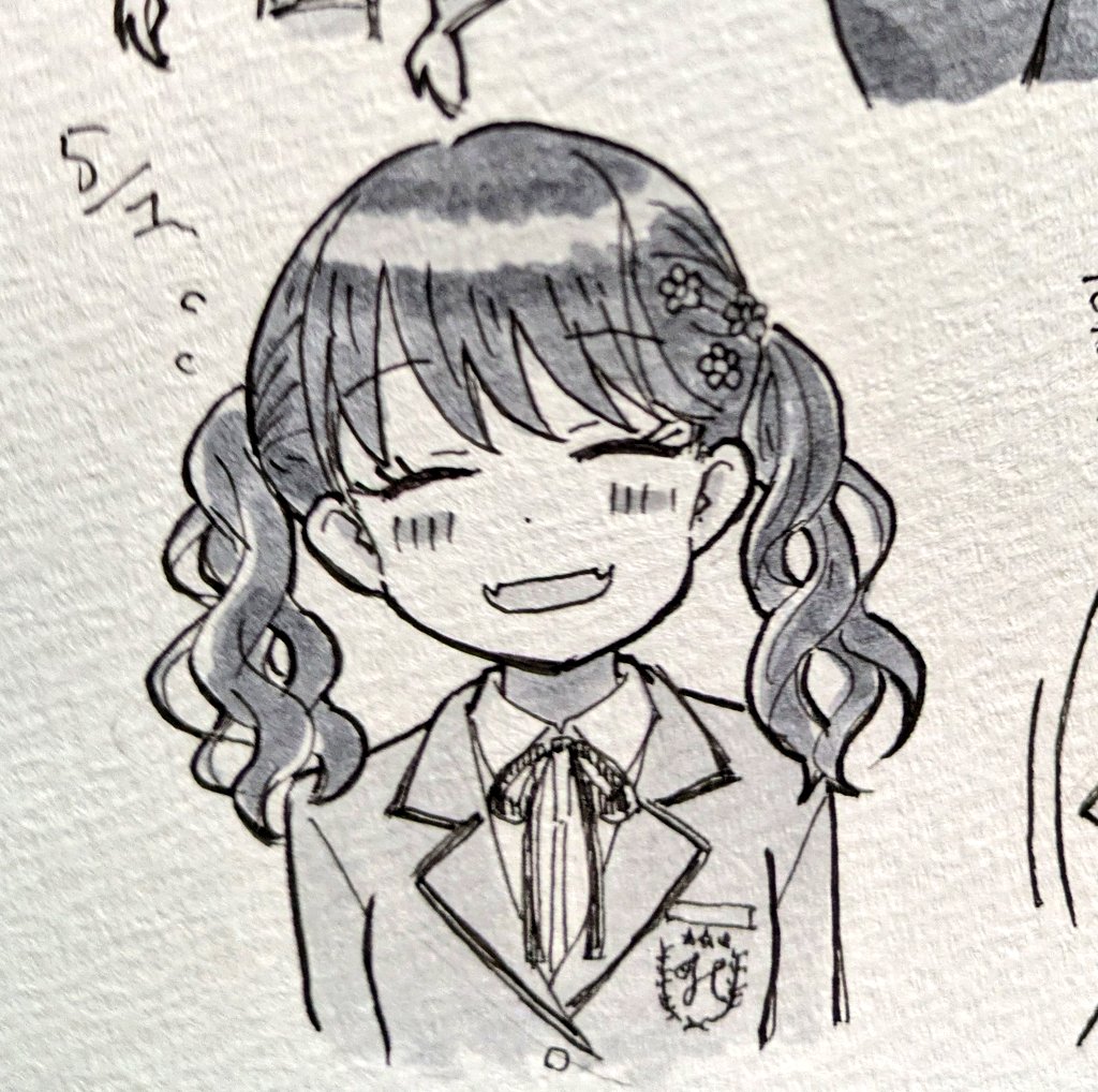 今日は小糸ちゃんを描きました 