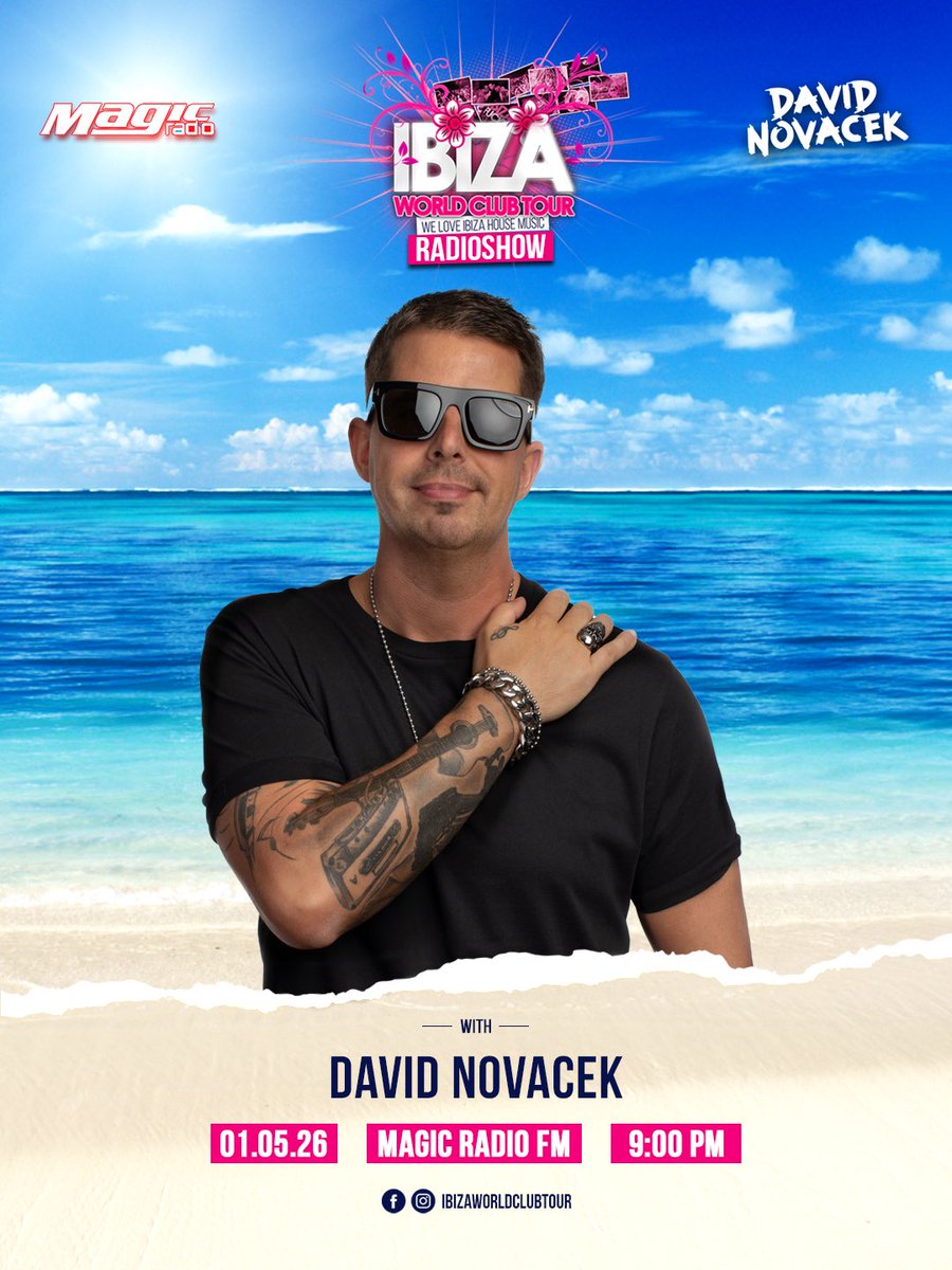 Tonight 21:00 hrs local time @ibizaworldclubtour #magicradio #worldwide #uk #fm #broadcast