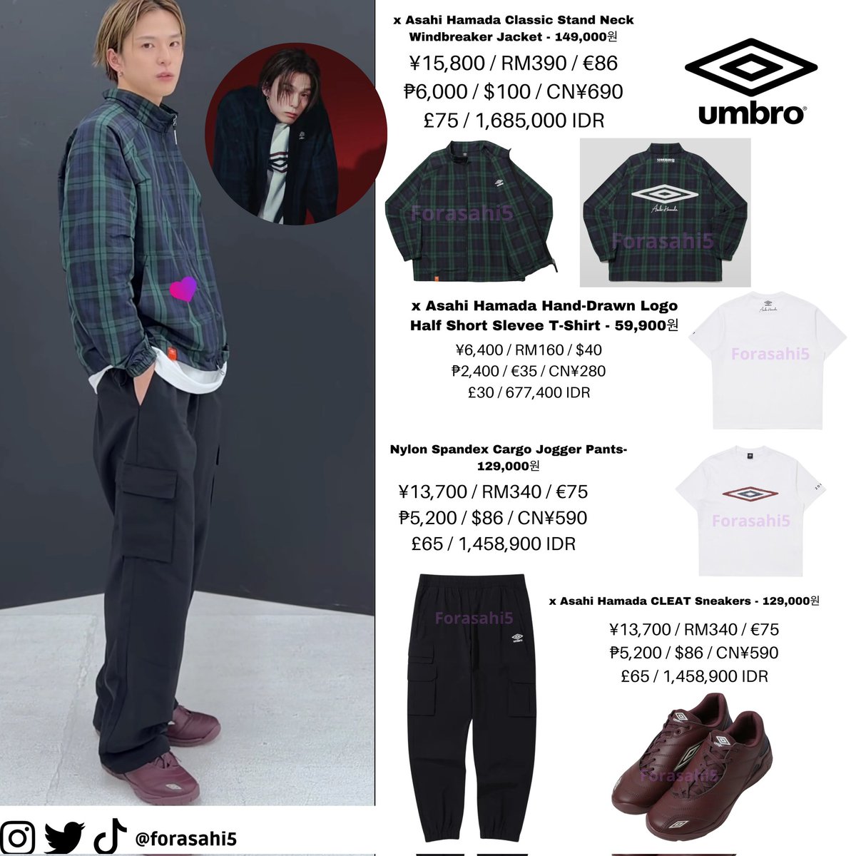 forasahi5's tweet photo. 💙 #ASAHI x #UMBRO 'Asahi Hamada' Collection 💙

트레저 아사히
#ASAHIOUTFIT #ASAHIFASHION #TREASURE
#ASAHIxUmbroKorea #UMBRO #KPOPFASHION #TREASUREFASHION #JAPANIDOLS #YG #ASAHISTUFF #TREASUREOUTFIT #아사히 #트레저 #アサヒ #朝光 #TREASURECLOSET #ASAHICLOSET
@treasuremembers https://t.co/Puj4hv0J6K