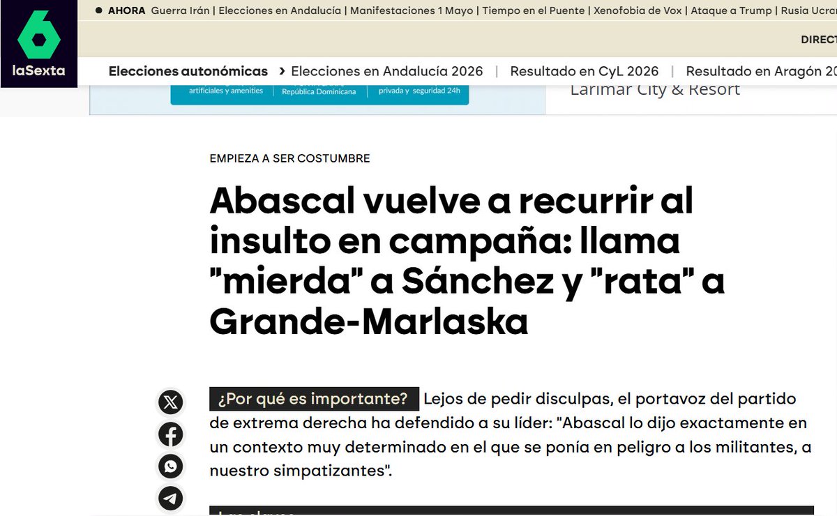 Programa electoral de los socios del PP: mierda, chuloputas. Es decir, odio e insultos.