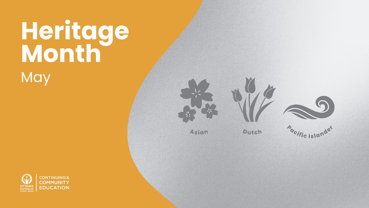 OCSBContEd's tweet photo. Throughout May, we are proud to highlight Asian, Dutch, and Pacific Islander Heritage Month. This is a meaningful opportunity to celebrate and honour the traditions, perspectives, and contributions of these communities.
#ocsbBeCommunity https://t.co/KIyHpCNB95