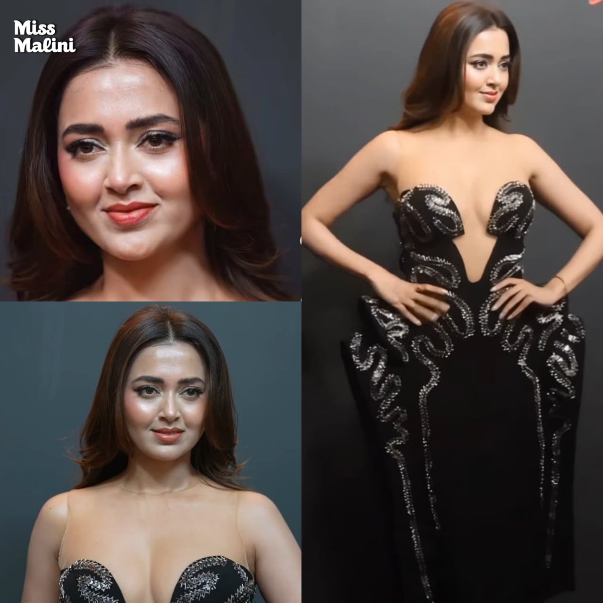 MissMalini's tweet image. Tejasswi Prakash defines modern glamour in this striking, sculptural black evening gown. 🖤✨

#TejasswiParkash #missmalini