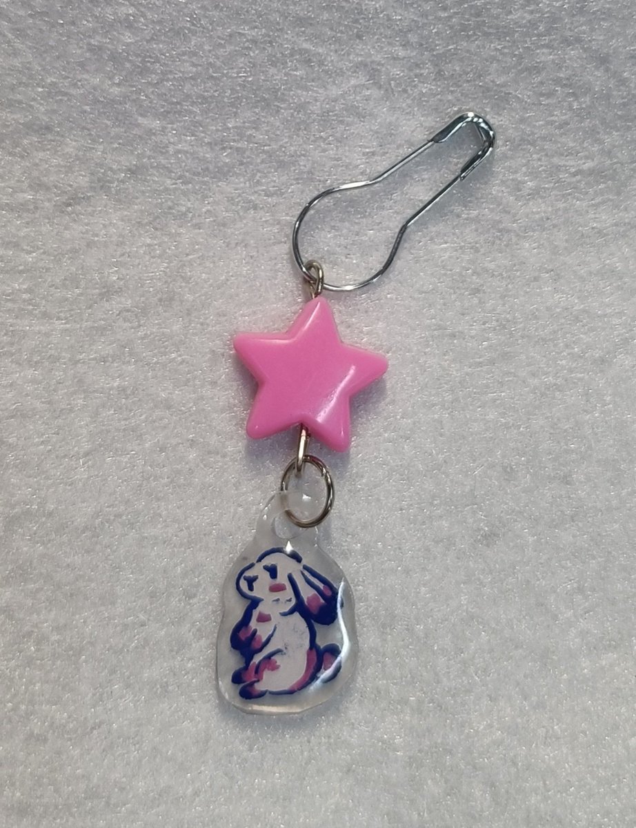 Loui || PO bunny stitch marker! tweet media