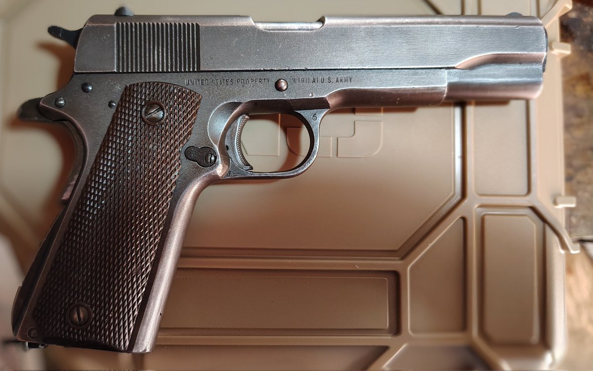 Gun stuff 22, a series

The perfect semi automatic pistol...

Today, I am going to blather on about the very best semi-automatic pistol of all time, ever, none better, no argument, and if you have a different opinion, you are a dirty no good sheep shagger...or something
