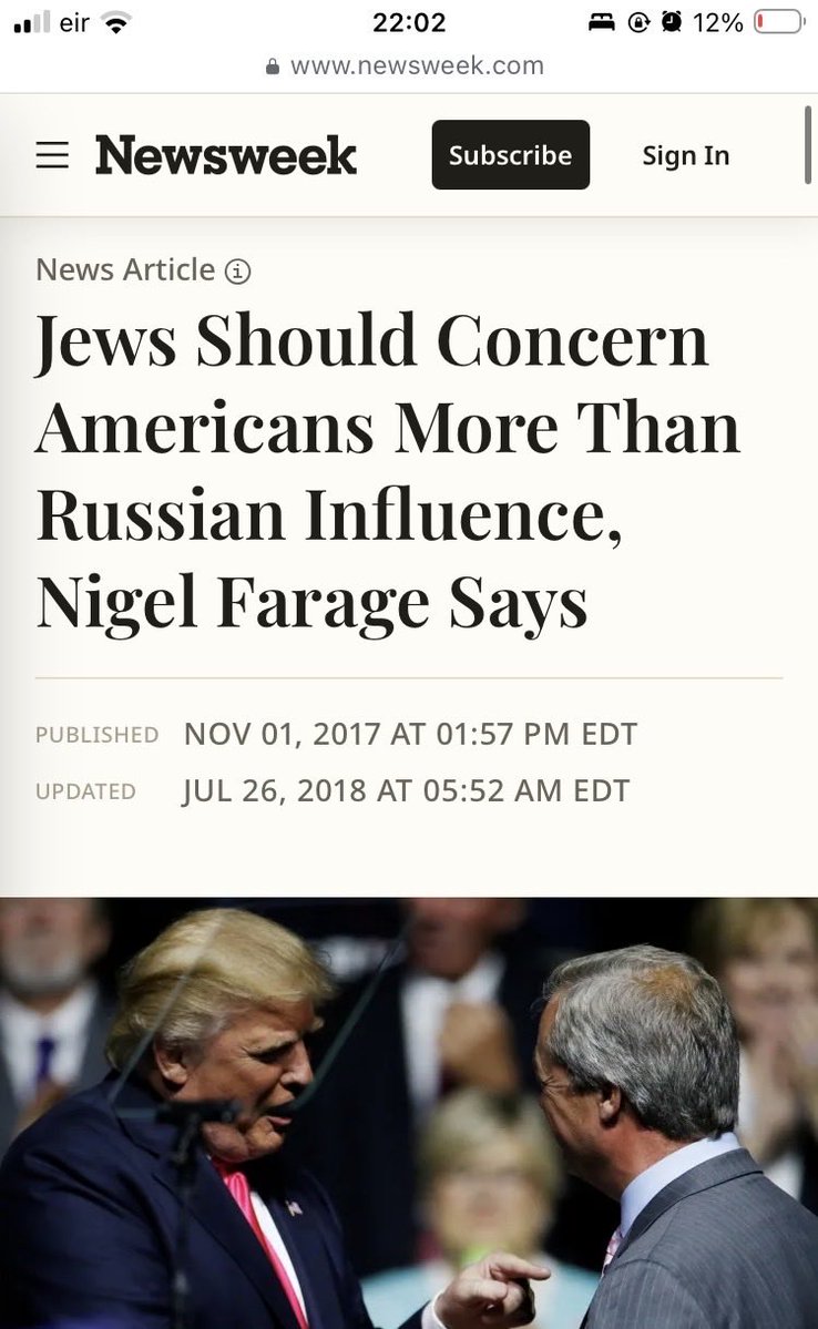 OperaSocialist's tweet image. Erm....?

#Farage #antisemitism