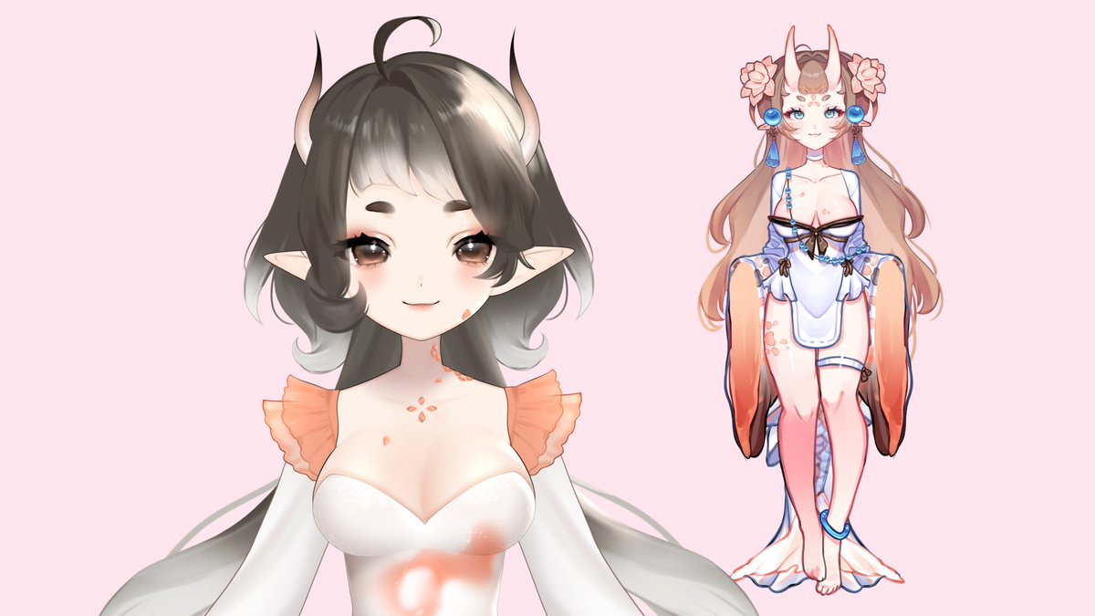 jenevellevt's tweet photo. Selling 2 FULLY RIGGED vtuber models for $800!!

They come with:
-2 FULLY RIGGED vtuber models
- pngtubers
- emotes 
- panels
- many artworks 
- several designs
- alerts 
- starting and ending soon screens!!

This is an AMAZING deal! Grab it while you can on my VGEN 🔗 below!!!! https://t.co/qgul734pM7