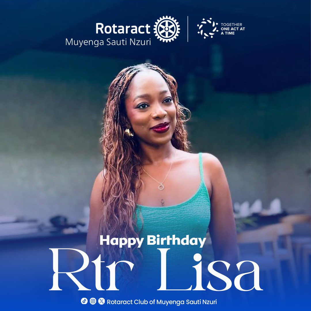 RAC_SautiNzuri's tweet image. Happy birthday to our esteemed member Lisa !

#SuatiNzuri ll #UniteForGood