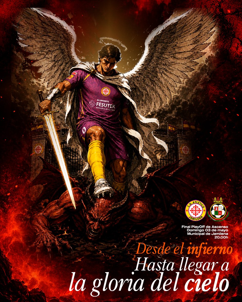 Atlético Jamilena 💜💛 tweet media