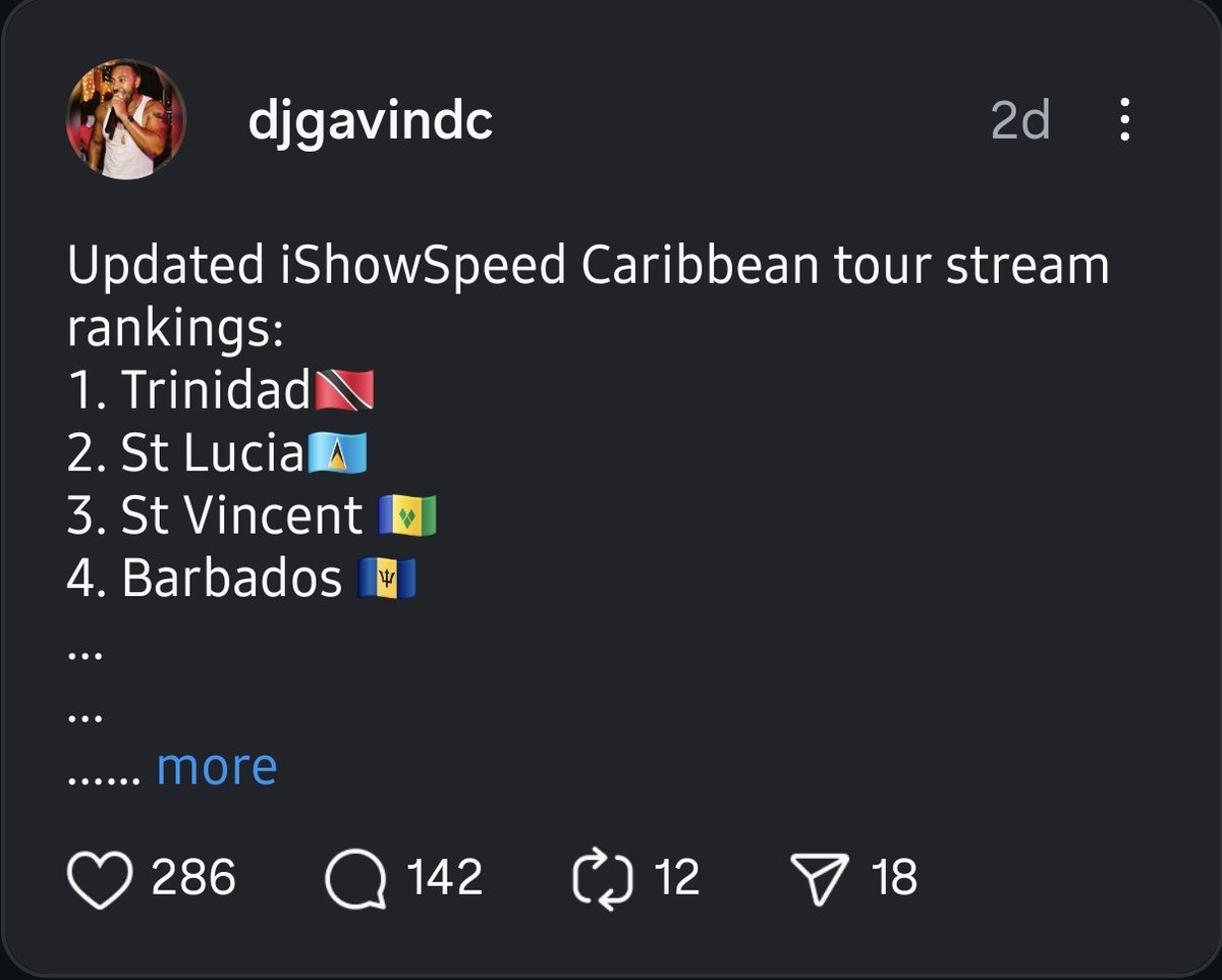 Is trinidad the best so far? #ishowspeed tour