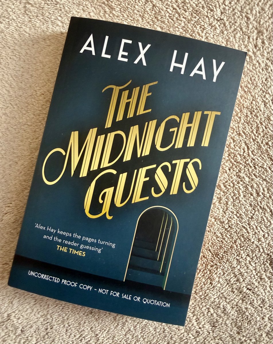 JaniceHallett's tweet image. Fab Friday #BookPost 🤩 Check out #TheMidnightGuests by the lovely @AlexHayBooks 😱 Set in 1928 on the opening night of the glamorous Artemis Hotel, two mystery visitors and a dead body make this a night to remember for all the wrong reasons 🕵️‍♀️🔎 Thanks @headlinepg  🙏 Out Sep