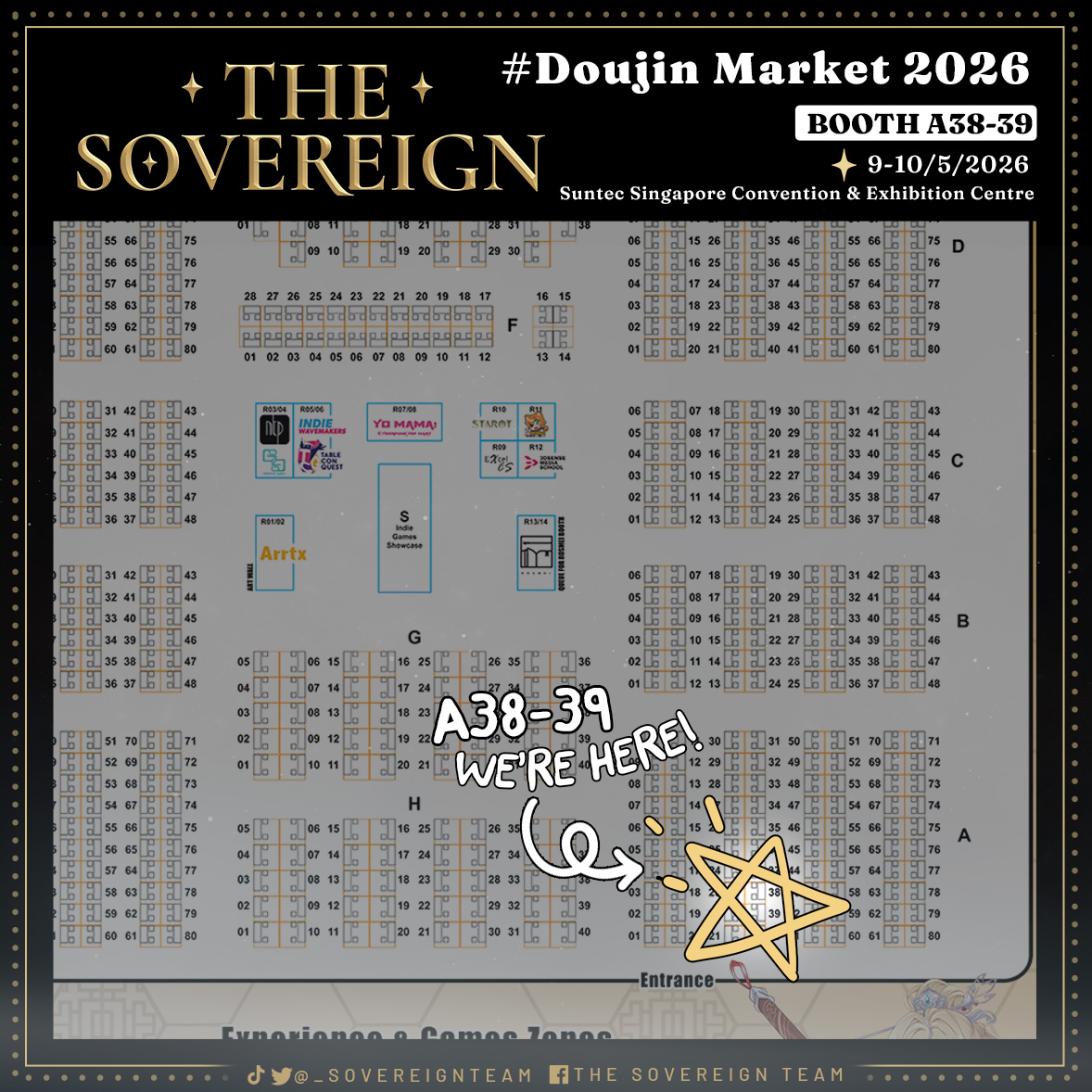 ✦ THE SOVEREIGN ✦ Doujima A38-39 ✨ tweet media