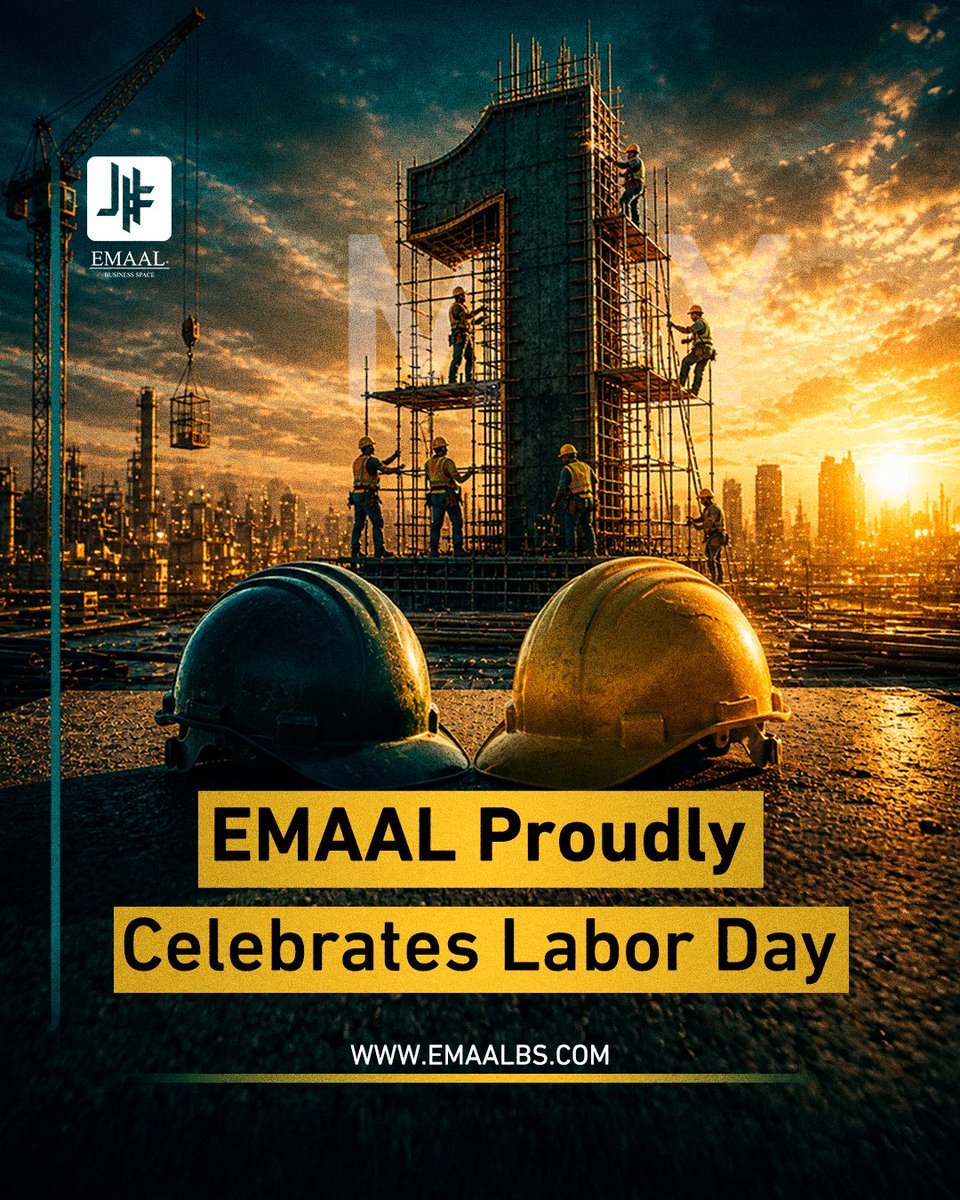 Emaal_BS's tweet photo. @Emaal_BS  celebrates Labor Day, honoring the efforts that shape the future and drive success.

To all those who make progress possible we celebrate you.

#LaborDay #InternationalWorkersDay #EMAAL #Success #Progress #Teamwork #FutureBuilding #Iraq

https://t.co/vh7DjBiOUr https://t.co/CcdeXp65tP
