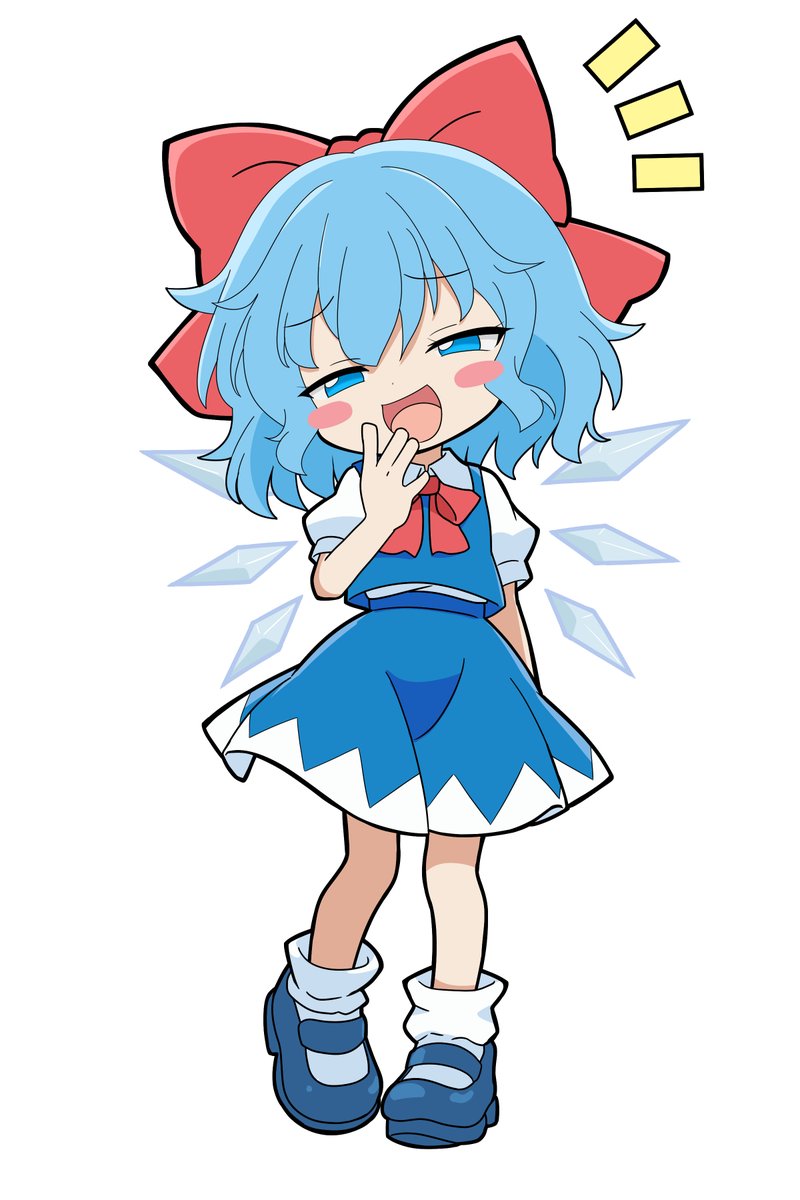 catotoho's tweet photo. ざぁこ♥️ざぁこ♥️
#東方Project #チルノ https://t.co/sYNQEjyN3Z