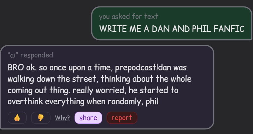 PhantasiaOmens's tweet photo. HEY WHO THE HELL ARE YOU CONTINUE THIS PLEASE #PHANTWT #DNPTWT #DANANDPHIL #HARDLAUNCH #HARDLAUNCHPODCAST #DANIELHOWELL #PHILLIPLESTER https://t.co/exzbepecYJ