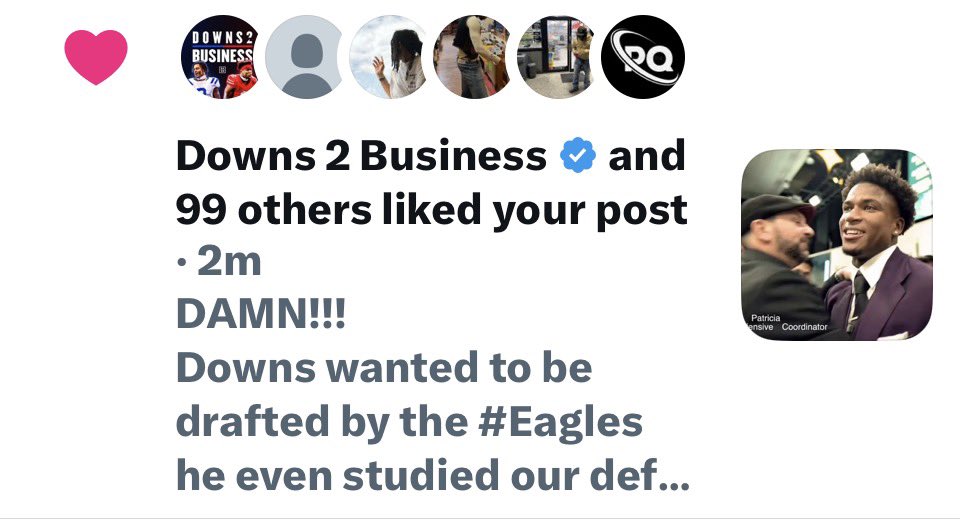 PhillyPhillyTP's tweet image. #Cowboys fans don’t look now but uhhh I think I was right 😂. Downs podcast liked my post about him wanting to be in Philly 👀👀

#FlyEaglesFly
